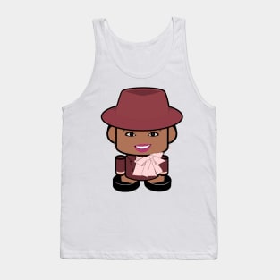 Ms. Press On POLITICO'BOT Toy Robot (Hat) Tank Top